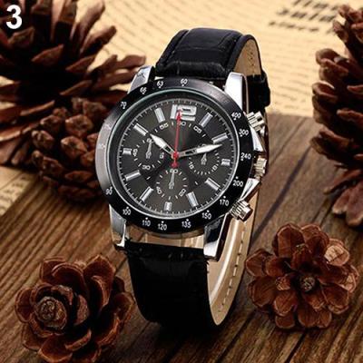 Norate Jam Tangan Pria - Analog Quartz Wrist Watch Black