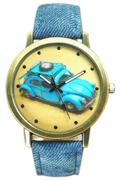 Norate Jean Fabric Wrist Watch Blue