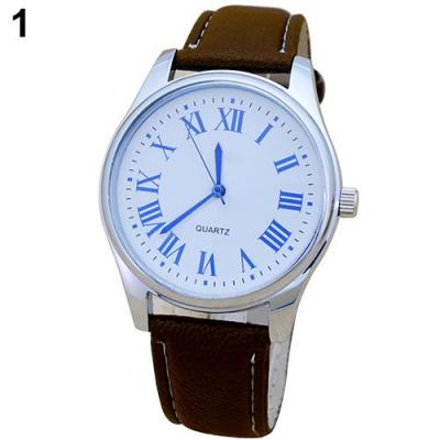 Norate Men's Fashion Quartz Business Wrist Watch - Coffee