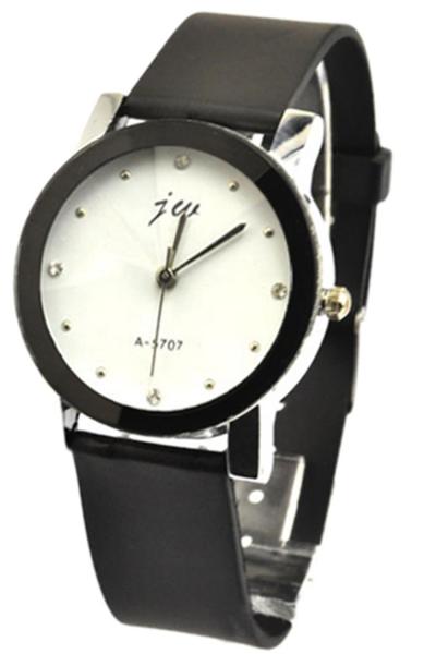 Norate Men's Faux Leather Oversize Quartz Wrist Watch White