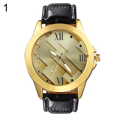 Norate Men's Roman Number Wrist Watch 1 - Gold