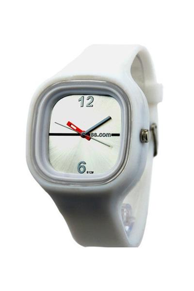 Norate Women's Jelly Silicone Quartz Wrist Watch White