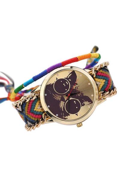 Norate Women's Multi Colour Alloy Strap Watch