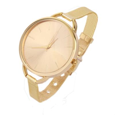 OBN Fashion Classic Women Quartz Stainless Steel Wrist Watch Bracelet Exquisite-Gold