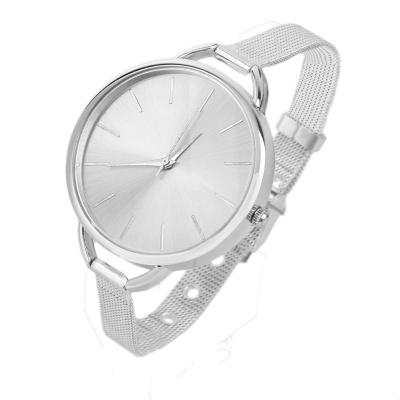 OBN Fashion Classic Women Quartz Stainless Steel Wrist Watch Bracelet Exquisite-Silver