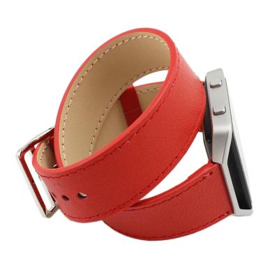 OBN Fitbit Blaze smart watch double ring belt watches-Red