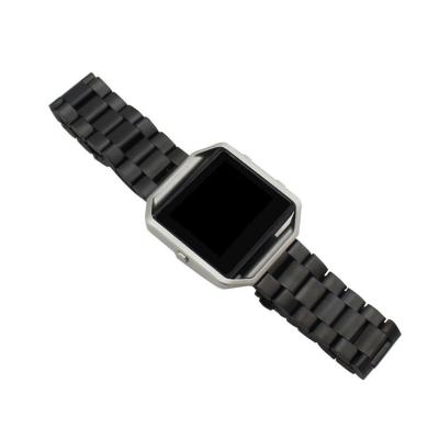 OBN Fitbit Blaze smart watch three steel wristwatch-Black