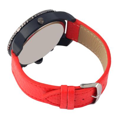 OBN Jubaoli 1114 Redskins black shell red face watches-Red