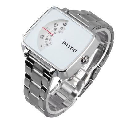 OBN Paidu58895 square quartz watches steel flour 2-White