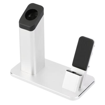 OBN iwatch watch iphone mobile phone charging base-White