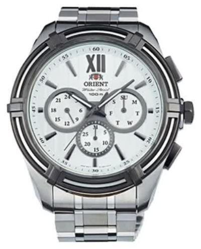 Orient FUZ01003w0 jam tangan pria stainles 50mm-silver
