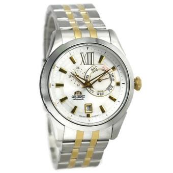 Orient Jam Tangan Pria Silver Gold Stainless steel FET0X002W  