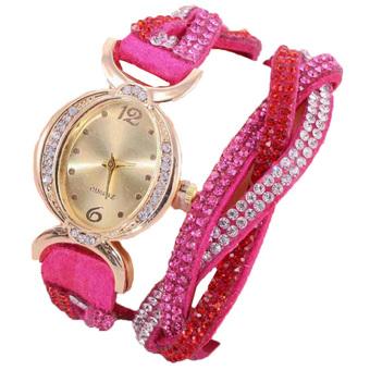 Ormano - Jam Tangan Wanita - Pink - Strap Leather - Vicenza Luxury Watch  