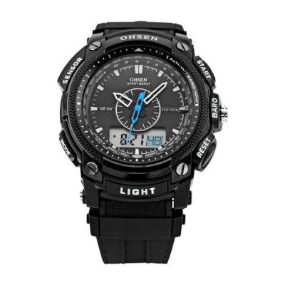 Ormano - Jam tangan Pria - Hitam - Strap Rubber - Ohsen Digital Sport Watch