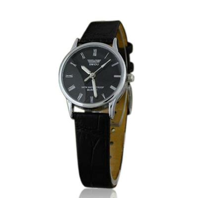 Ormano - Jam tangan Wanita - Hitam - Faux Leather - Swidu Classic Watch