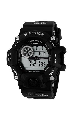 Outdoor Sports Waterproof Shockproof Watch Black  