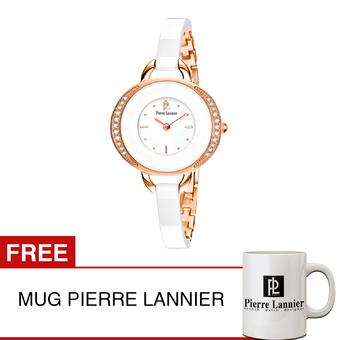 Pierre Lannier Watches Jam Tangan Wanita - Putih - Ceramic - 086G900  