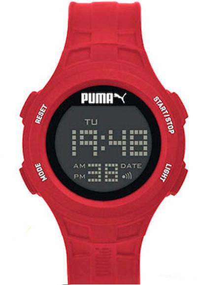 Puma PU911301003 Jam tangan pria sport - Merah hitam
