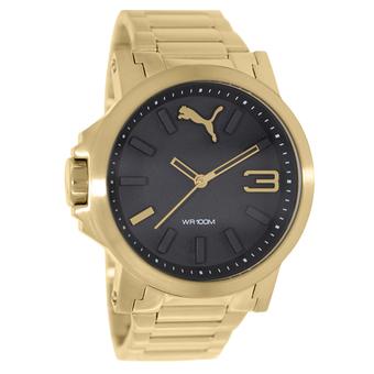 Puma Style Jam Tangan Sport - Strap Stainless Steel - Gold - PM729ch  