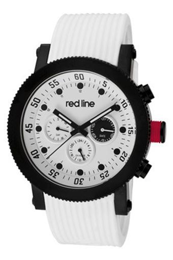 Red Line Jam Tangan Pria - Putih - Strap Silikon - RL-18101-02-BB-WHT-ST-SET  