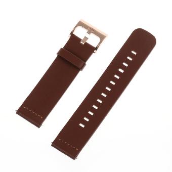 Replacement Genuine Leather Wrist Watchband strap for MOTO 360 2nd Men's42mm Smart Watch in Brown - Intl  