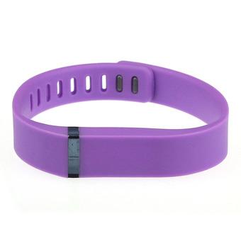 Replacement Size TPU Wrist Band For Fitbit Flex Bracelet Smart Wristband Purple  