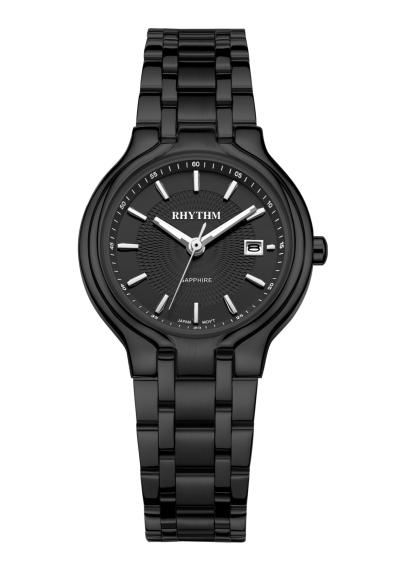 Rhythm Global Timepiece G1402S05 Jam Tangan Pria - Hitam