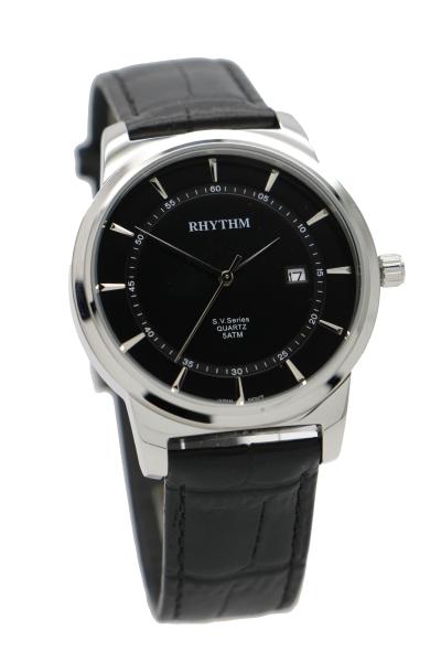 Rhythm Global Timepiece GS1601L02 Jam Tangan Pria - Hitam