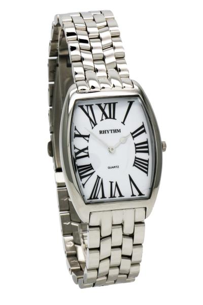 Rhythm Global Timepiece P1401S01 Jam Tangan Pria - Silver/Putih
