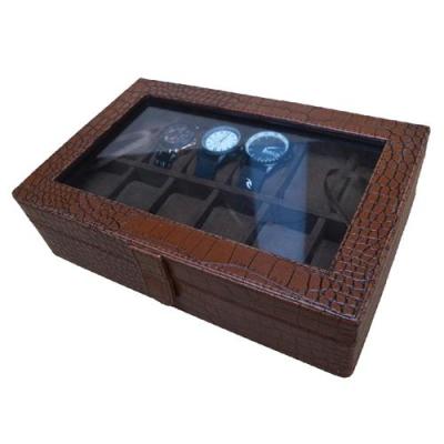 Rumah Craft Box Jam Tangan Isi 12 - Croco Coklat