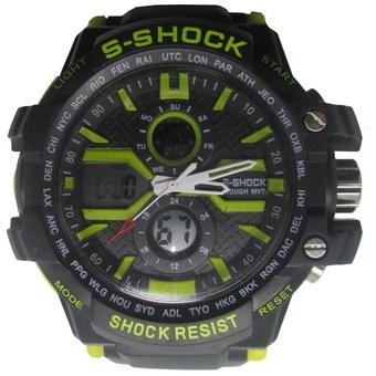 S-Shock Sport Watch Jam Tangan Pria - Hitam - Strap Rubber - 2168  
