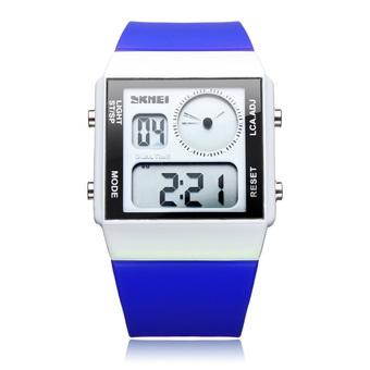 SKMEI 0841 Unisex Sport Back Light Week Date Quartz Wrist Watch (Intl)  