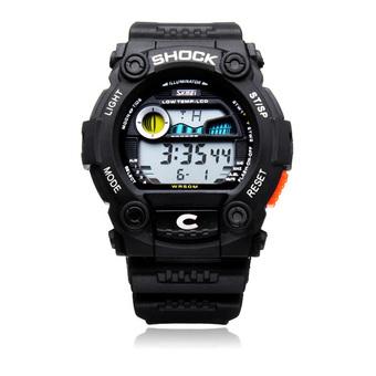 SKMEI 0907 Unisex Sport Back Light Week Date Quartz Wrist Watch - Intl  