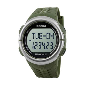 SKMEI 1058 Heart Rate Monitor Pedometer Sport Watch (Green)  