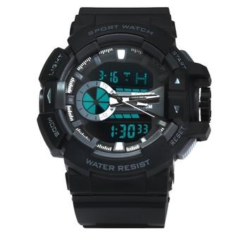SKMEI 1117 Men Sports Digital Quartz Watch Water Resistant Gray (Intl)  