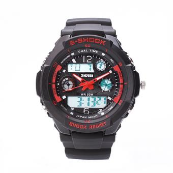 SKMEI Brand Watch electronic dual display Men military Sports Digital Wristwatches - Intl  