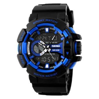SKMEI Casio Men Sport LED Watch Water Resistant 50m - AD1117 - Blue  