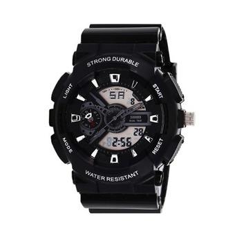 SKMEI S-Shock Sport LED Watch Water Resistant 30m - Hitam  