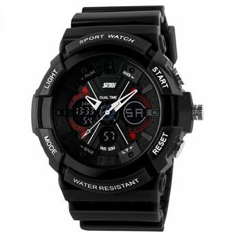 SKMEI S-Shock Sport Watch Water Resistant 50m - AD0966 - Hitam  
