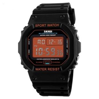 SKMEI S-Shock Sport Watch Water Resistant 50m - DG1134 - Hitam/Orange  