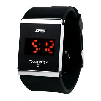 SKMEI Touchwatch LED Watch Water Resistant / Jam LED Gelang - Hitam  