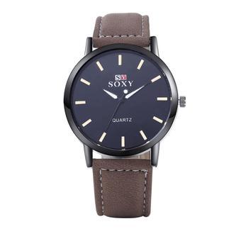 SOXY Men's Fashion Quartz Analog wrist watch(Black)- Intl  