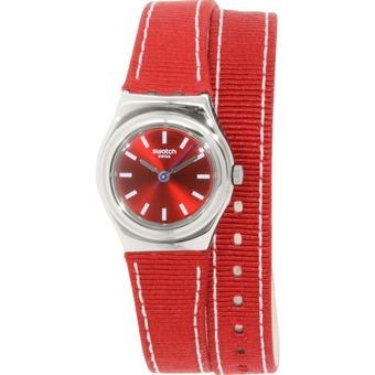 SWatch Women's Irony YSS289 Red Nylon Swiss Quartz Watch (Intl)  