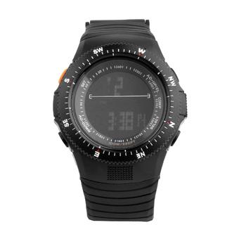 SYNOKE 67836 Unisex  Multifunction Sports Watch With LED Digital / Alarm Chronograph Calendar Noctilucent /Waterproof ( Black) (Intl)  