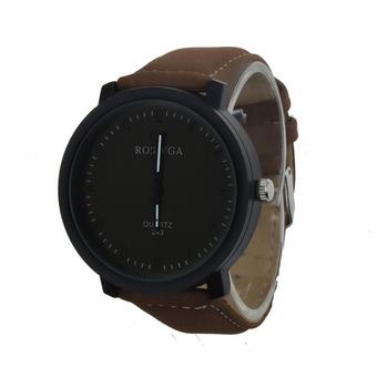 Scrub Forest Belt Tide Table Harajuku Style Curved Handsome Watch (Coffee)  