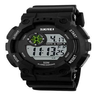 Skmei 1011 Sport Watch Outdoor Casual Wristwatches Men (Black)  