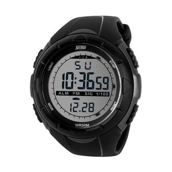 Skmei 1025 Men Sport Watch Digital Watch Waterproof 50m (Black) - Intl  