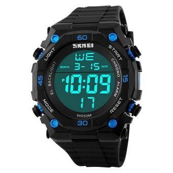 Skmei 1130 Men Luxury Watches LED Sports Military Men's Wristwatches 50m Waterproof Digital Casual Watch - Intl  