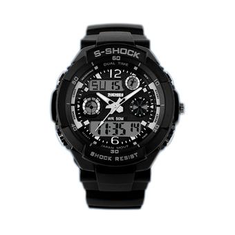 Skmei Men Black Waterproof Electronics Multi-function Watch 0931  