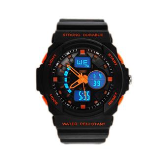 Skmei Men LED Climbing Waterproof Electronic Watch 0955 Orange  